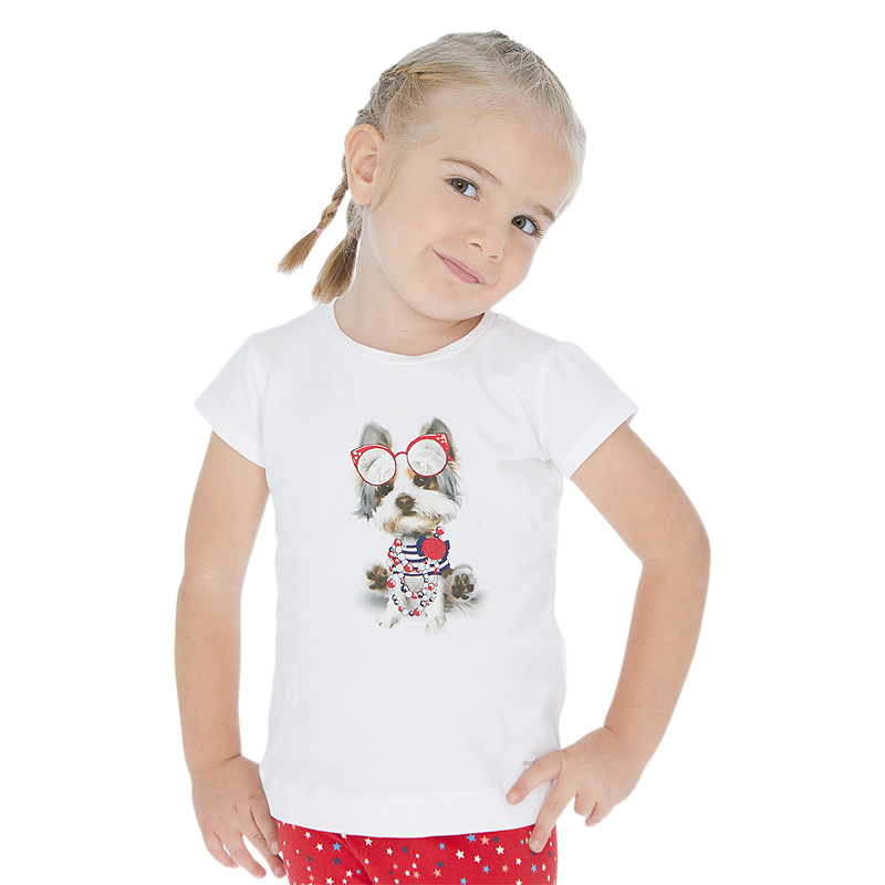 Tricou alb - Catelus - Mayoral, [4],bestfam.ro