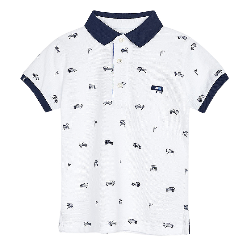 Tricou alb - Polo Masini - Mayoral 3 ani