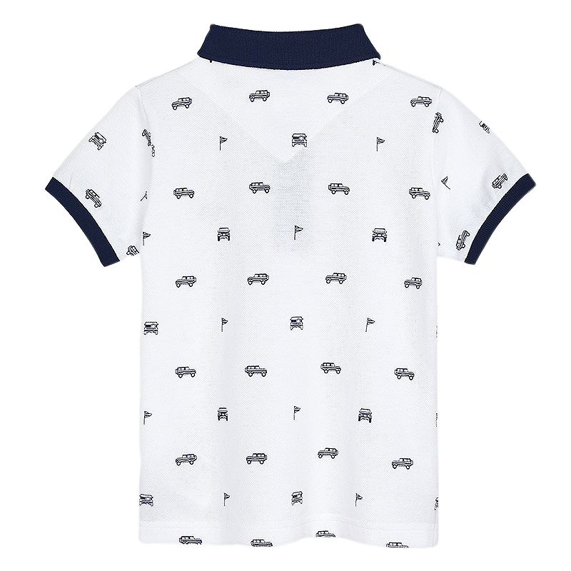 Tricou alb - Polo Masini - Mayoral 4 ani, [2],bestfam.ro