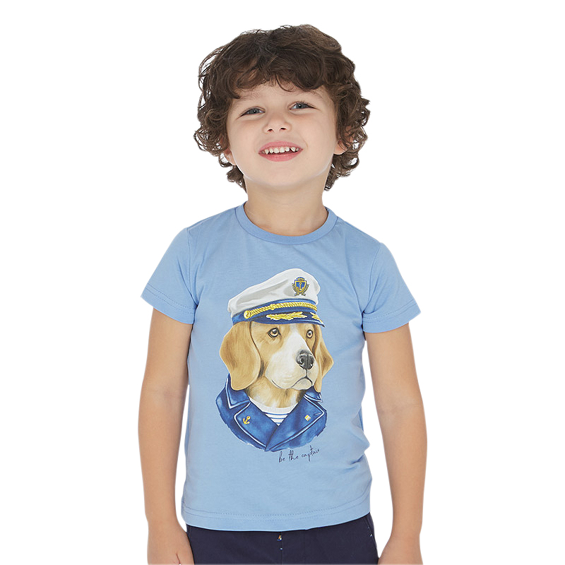 Tricou bleu - Catel - Mayoral 4 ani, [4],bestfam.ro