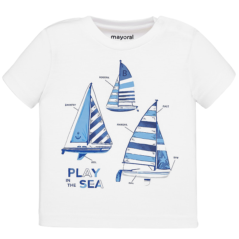 Tricou cu maneca scurta - Vaporase - Alb - Mayoral 