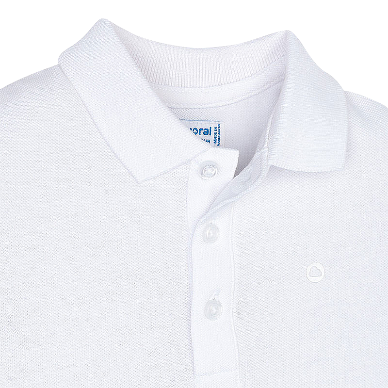 Tricou polo clasic cu maneca scurta - Alb  - Mayoral 8 ani, [3],bestfam.ro