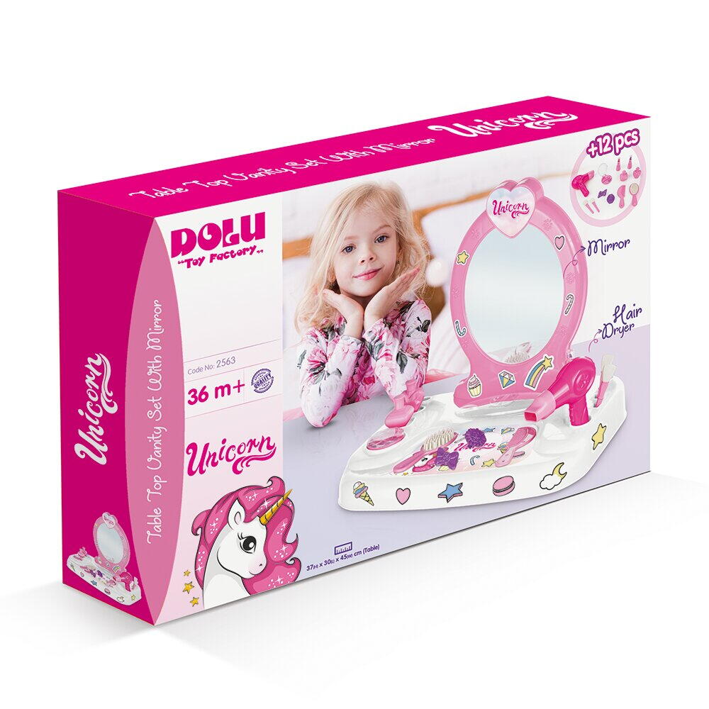 Trusa pentru machiaj - Unicorn, [4],bestfam.ro