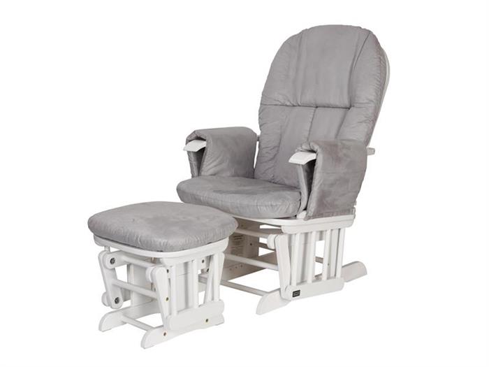 Fotoliu reglabil alaptare, cu suport pentru picioare - Gri - Tutti Bambini, [2],bestfam.ro
