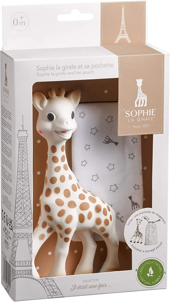 Girafa Sophie si saculet de transport - Sophie la Girafe