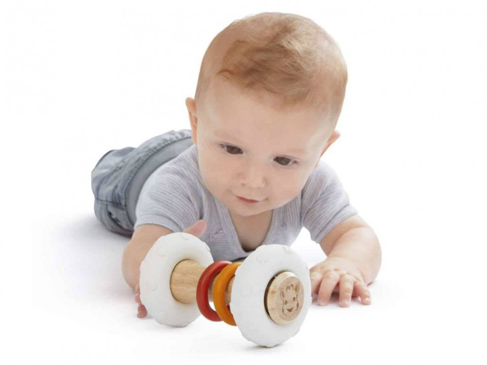 Zornaitoare 2in1 - So Pure Girafa Sophie  - Sophie la Girafe, [4],bestfam.ro