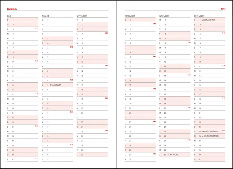 AGENDA A5 ZILNICA ALBASTRA 2023 BASIC EGO