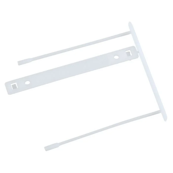 cutii tort transparente Q-Connect Alonje pentru cutii de arhivare q-connect z-clip , 7cm , alb  kf14475