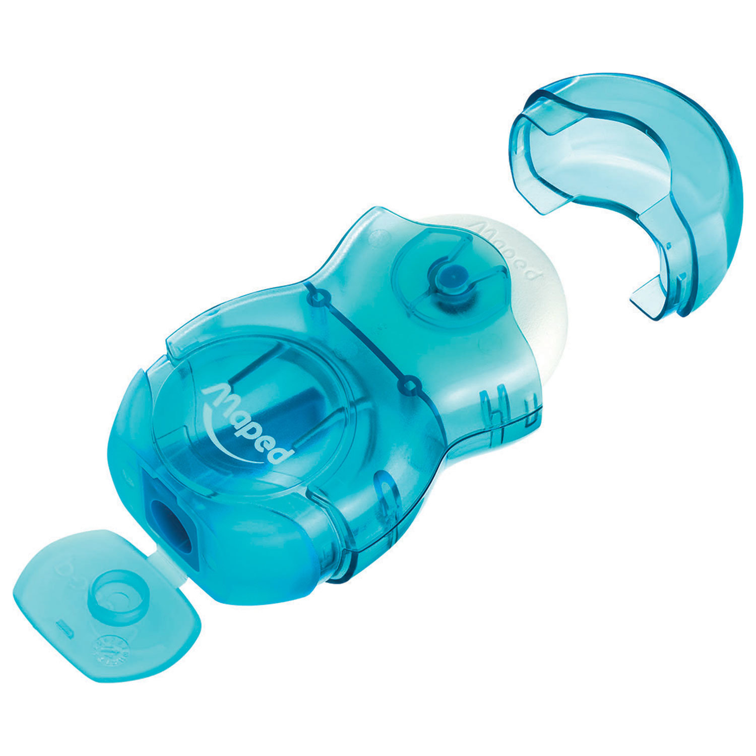 Maped Maped Ascutitoare simpla cu radiera loopy ,maped 24/ct