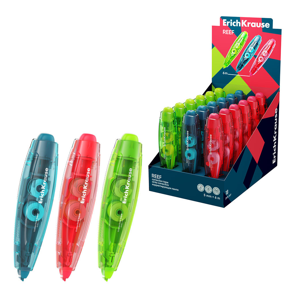 ErichKrause ErichKrause Banda corectoare erichkrause spin reef , retractable system ,5mmx6m