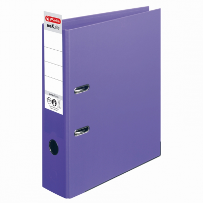 Biblioraft A4 8cm, PP, chromocolor (interior-exterior), culoare violet