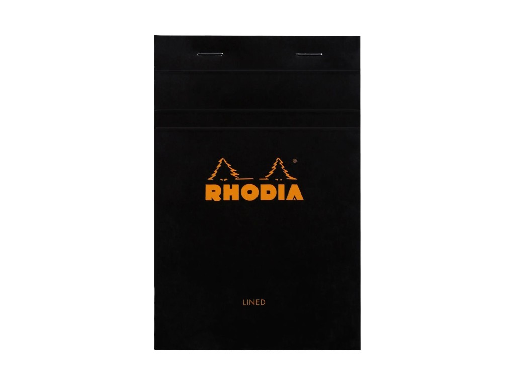 vertical file holders Rhodia Blocnotes 11 x 7 cm, capsat, 80 file, n°14, rhodia basic, black