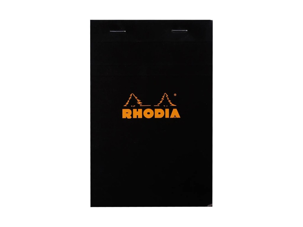 vertical file holders Rhodia Blocnotes 11 x 7 cm, capsat, 80 file, n°14, rhodia basic, black