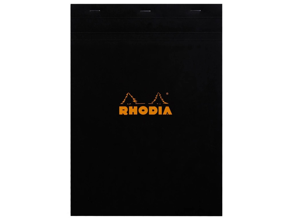 anvelope 10.5/80 18 Rhodia Blocnotes a4, capsat, 80 file, n°18, rhodia black