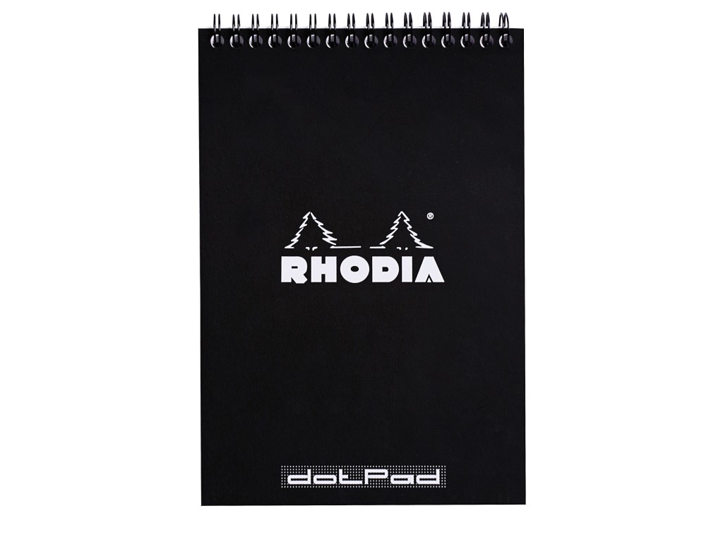 vertical file holders Rhodia Blocnotes grafic a5 spirală 80 file rhodia classic black
