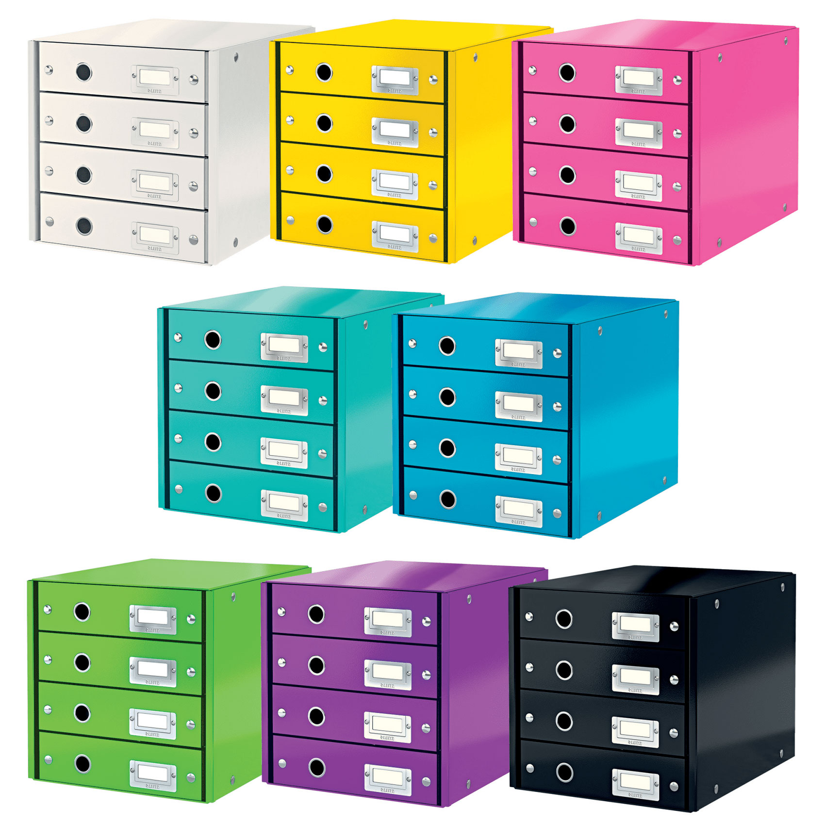 Leitz Cabinet 4 sertare negru click&store leitz