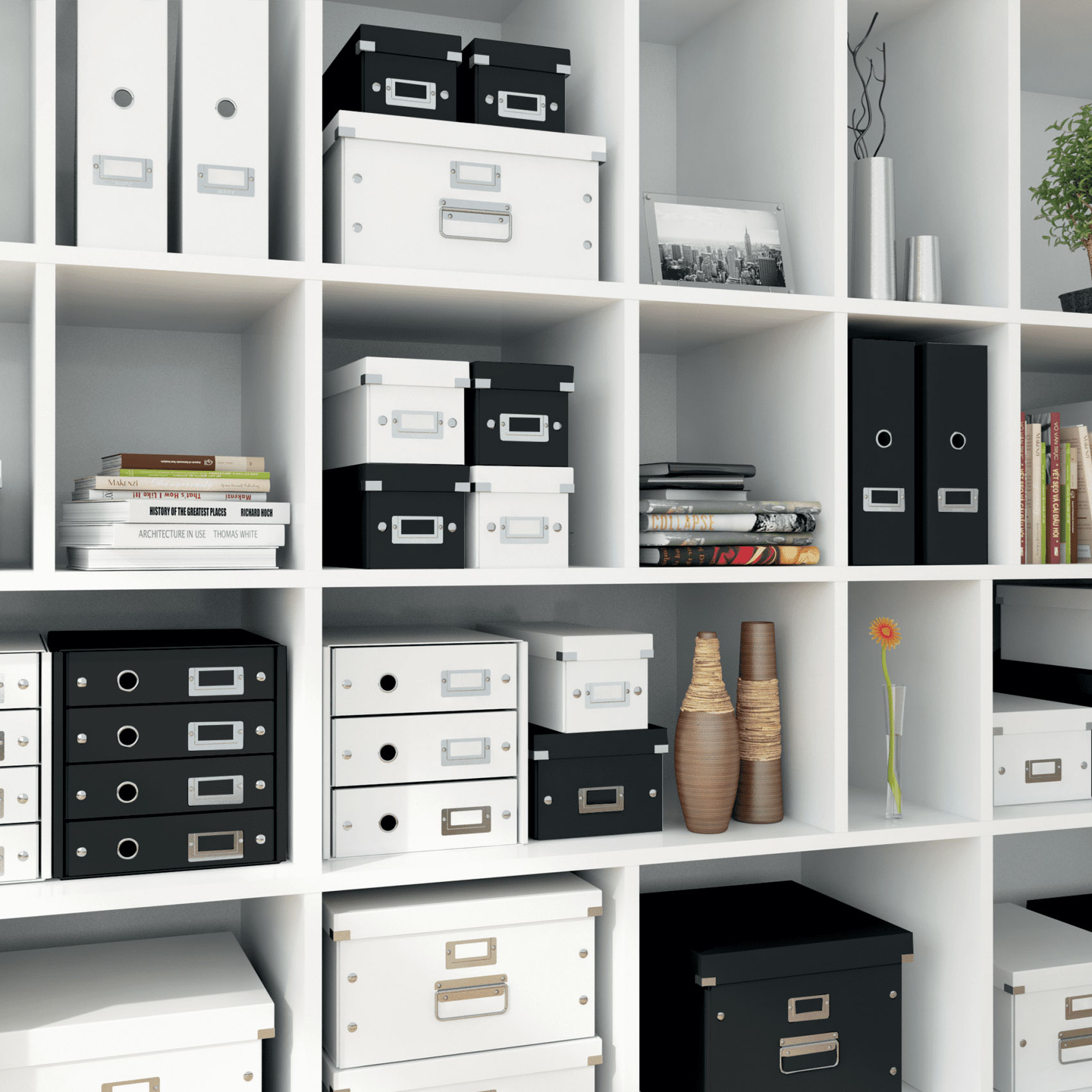 Leitz Cabinet 4 sertare verde click&store leitz