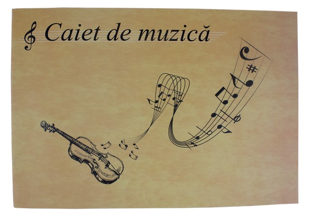 Caiet muzica 17*24 cm , 16 file My School EVOffice
