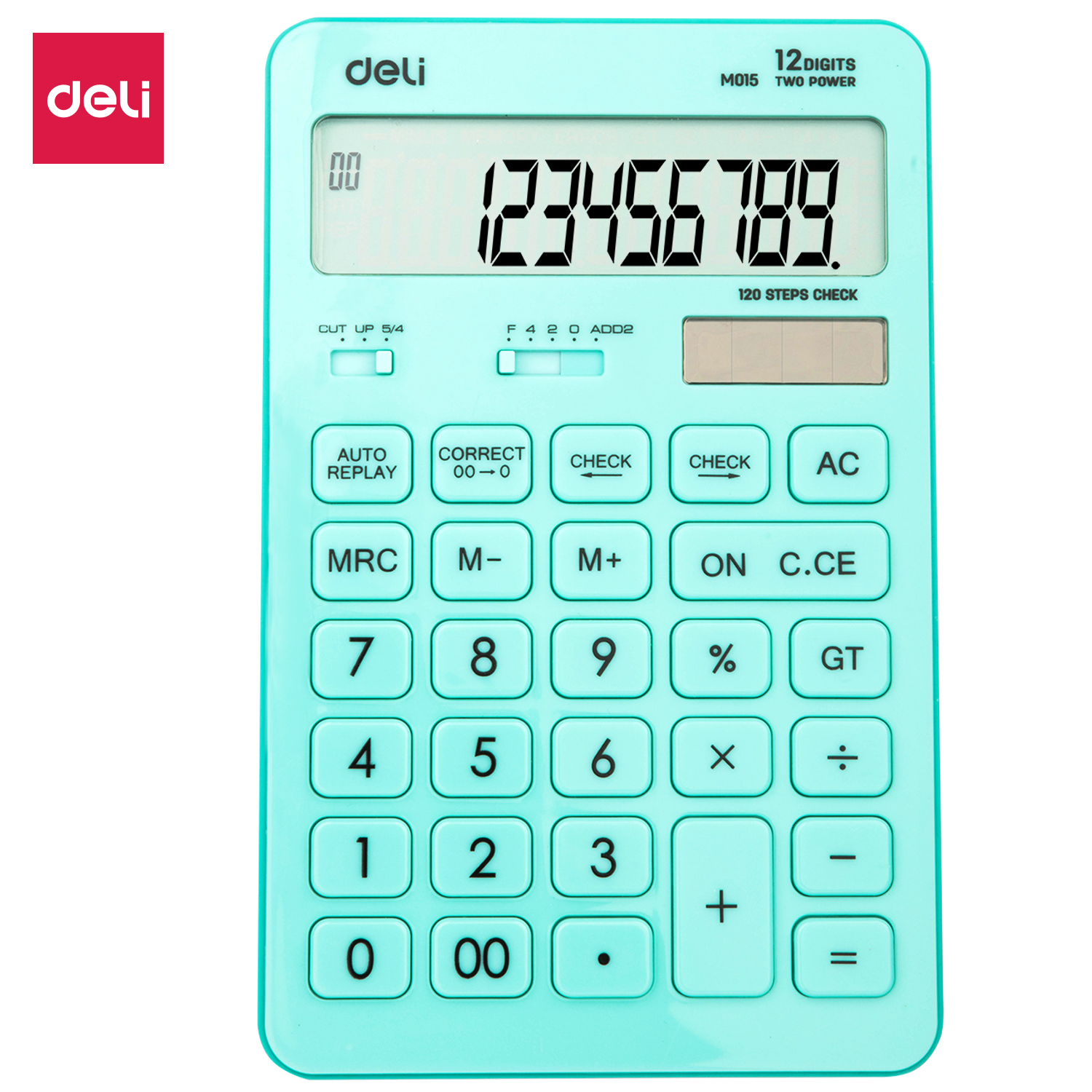 CALCULATOR BIROU 12DIG 1531 BLEU PASTEL DELI