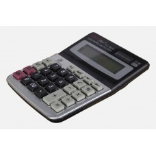 Calculator 12 dgt, 11*14.5 cm, front metalic  EVOffice 1800S