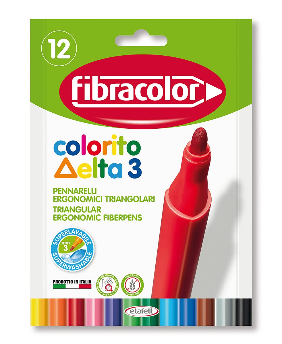 Fibracolor Fibracolor Carioca fibracolor colorito delta 3, 12 culori