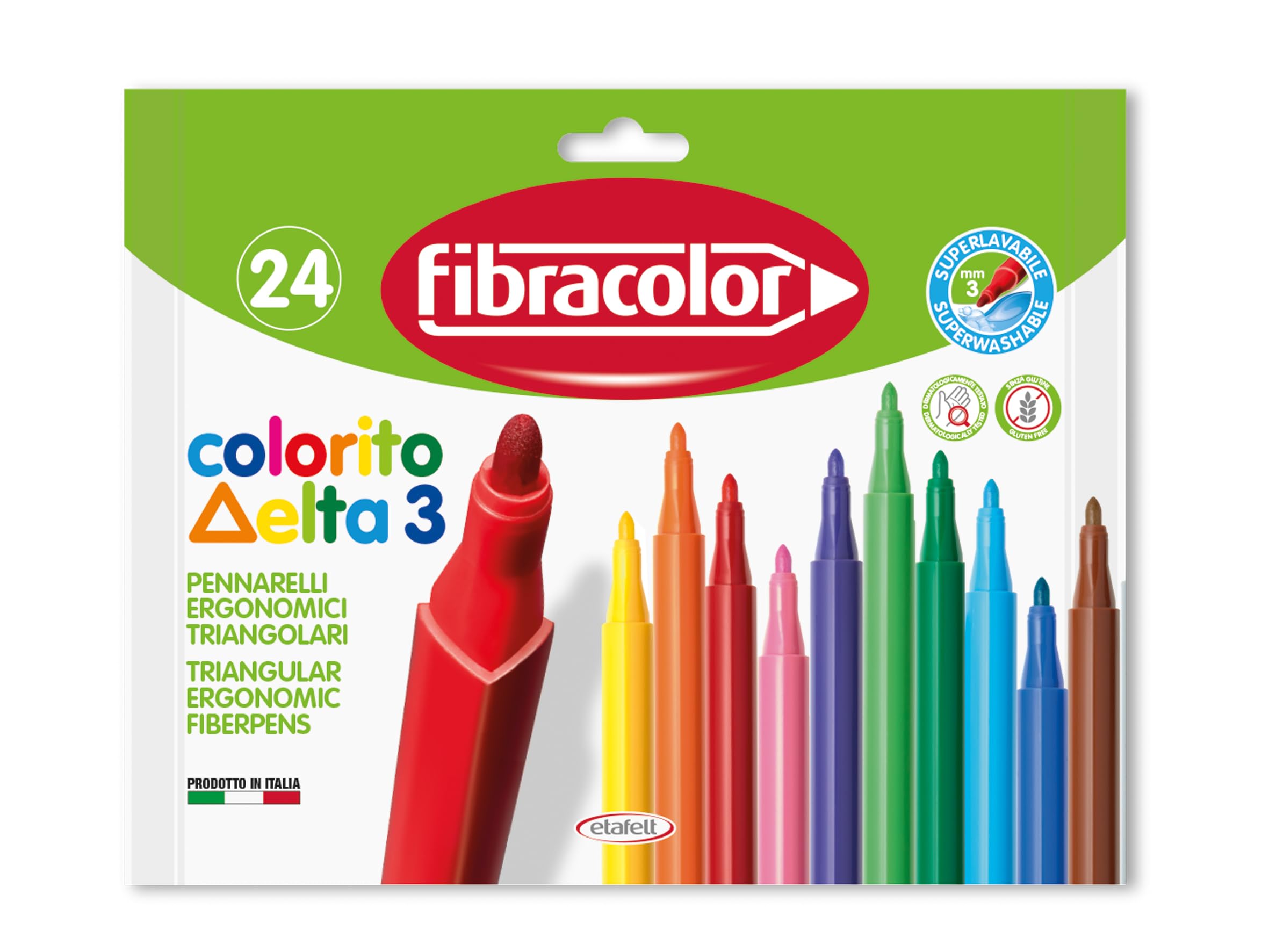 Fibracolor Fibracolor Carioca fibracolor colorito delta 3, 24 culori