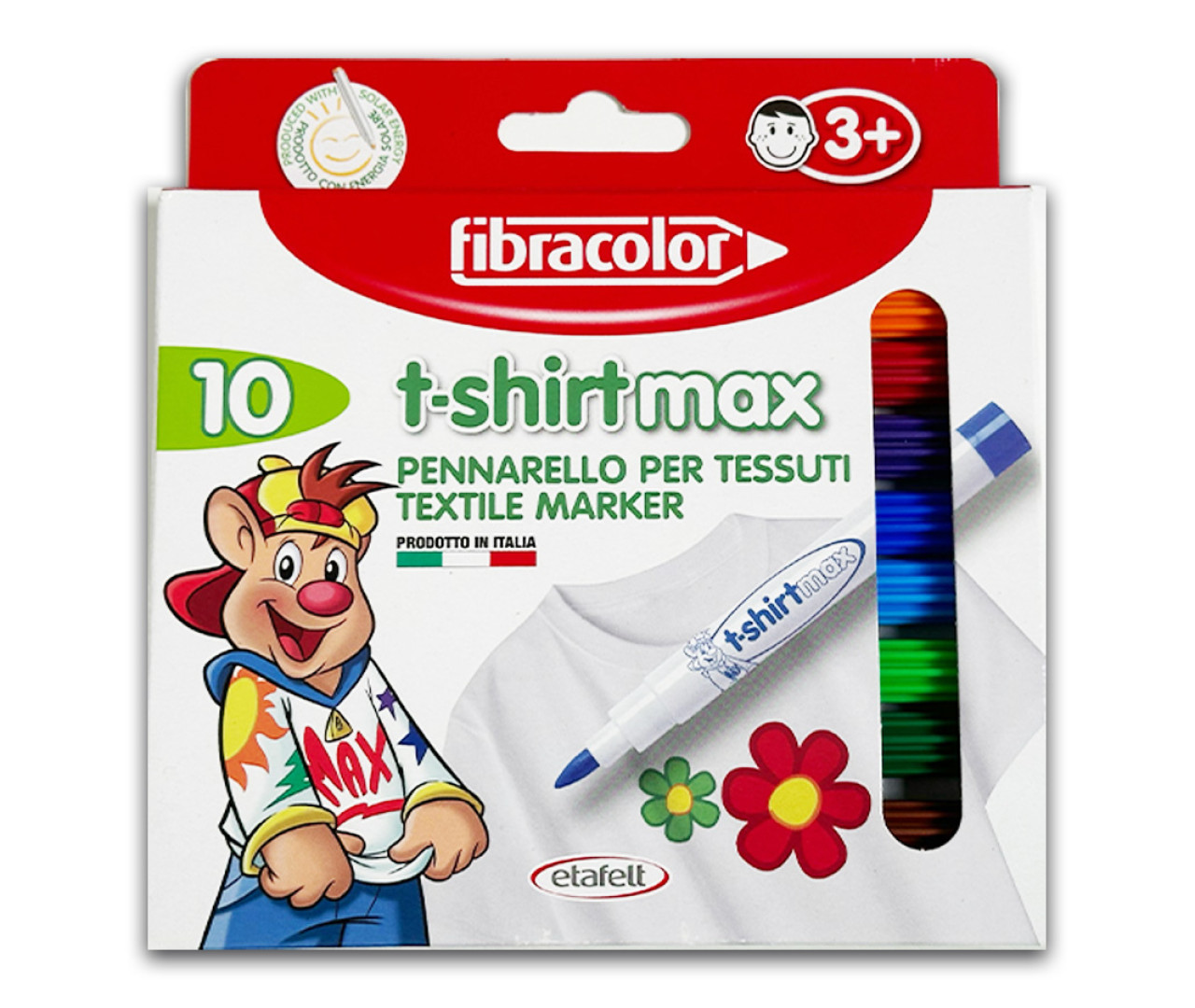 Fibracolor Fibracolor Carioca fibracolor t-shirtmax, de colorat textile,10 culori