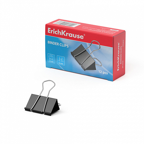 ErichKrause ErichKrause Clips erichkrause 25mm 12/set, 240/bax