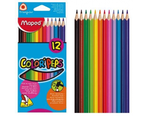 Maped Maped Creioane colorate star maped color'peps 12 culori