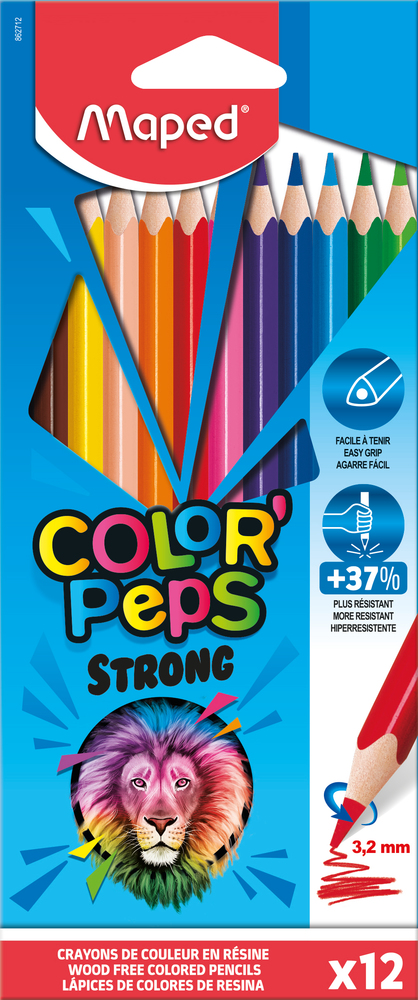 Maped Maped Creioane colorate stg, maped 12 culori