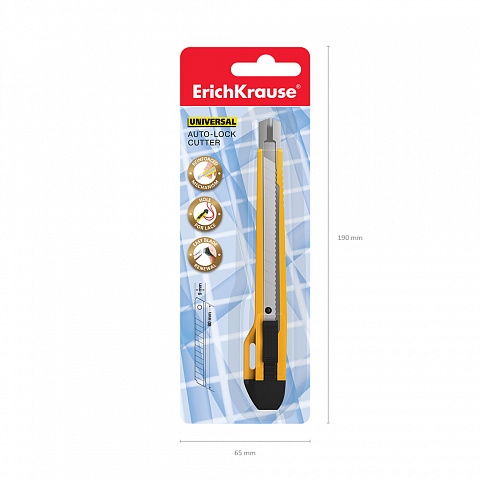 ErichKrause ErichKrause Cutter auto-lock universal 9mm ,erichkrause mic 24/cutie , 288/bax