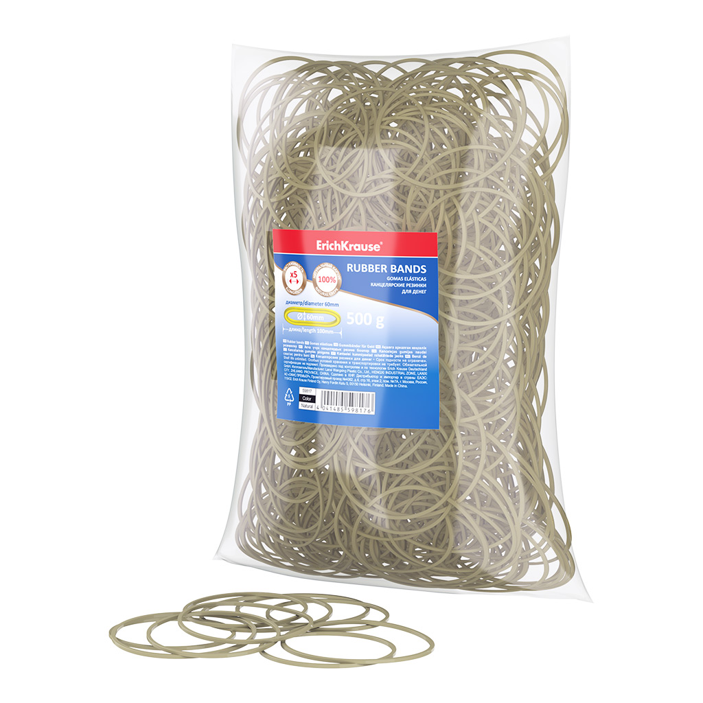 ErichKrause ErichKrause Elastic bani siliconic 500gr galbene erichkrause diam60mm