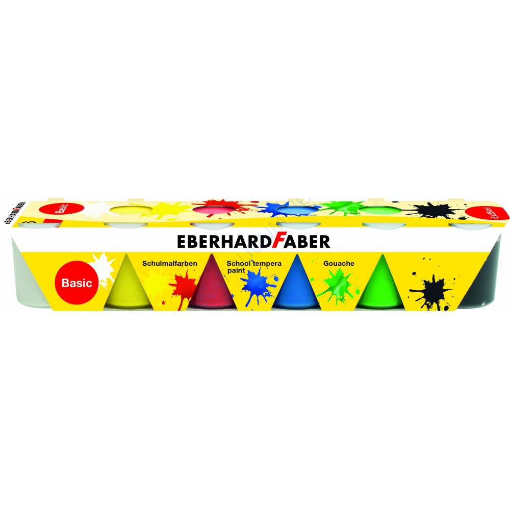 GUASE 6 CULORI 25 ML STANDARD EBERHARD FABER