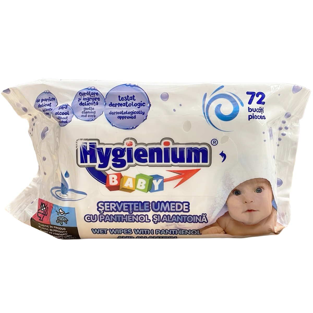 baby nest HYGIENIUM  Hygienium baby servetele umede 72buc panthenol&alantoina