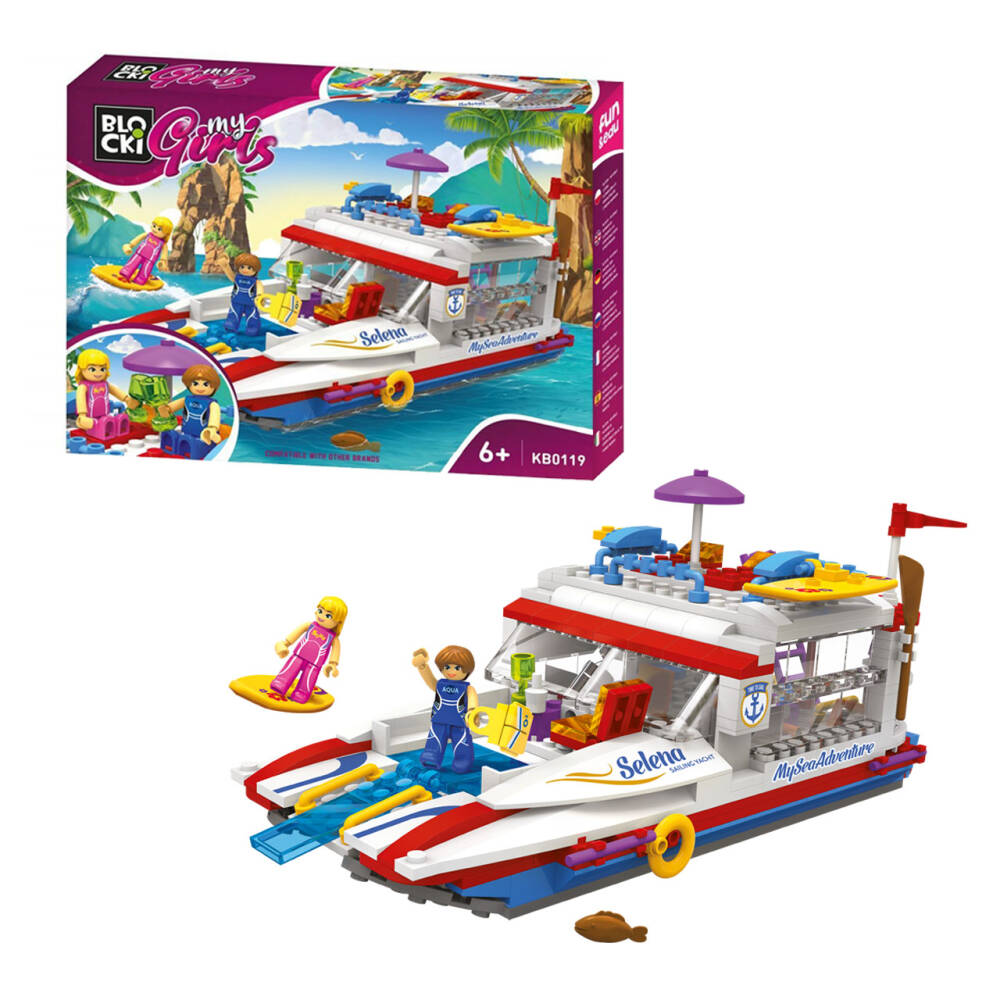 Blocki Blocki Joc constructii blocki mygirls , aventura pe mare 408 piese