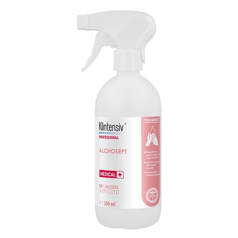klintensiv dezinfectant suprafete fisa tehnica Klintensiv Klintensiv - alchosept 500 ml