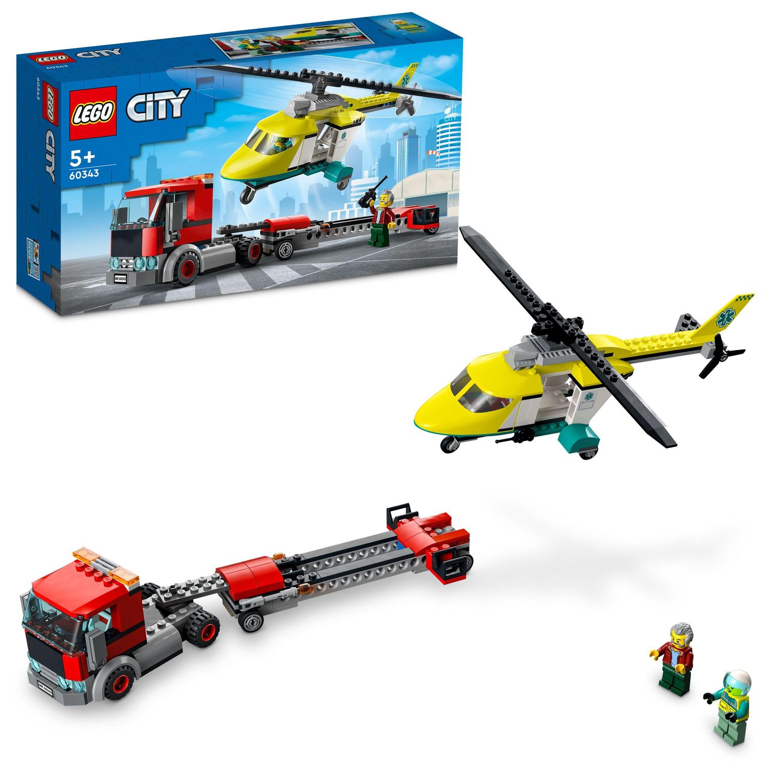 Lego Lego city, elicopter de salvare, numar piese 215, varsta 5+ 