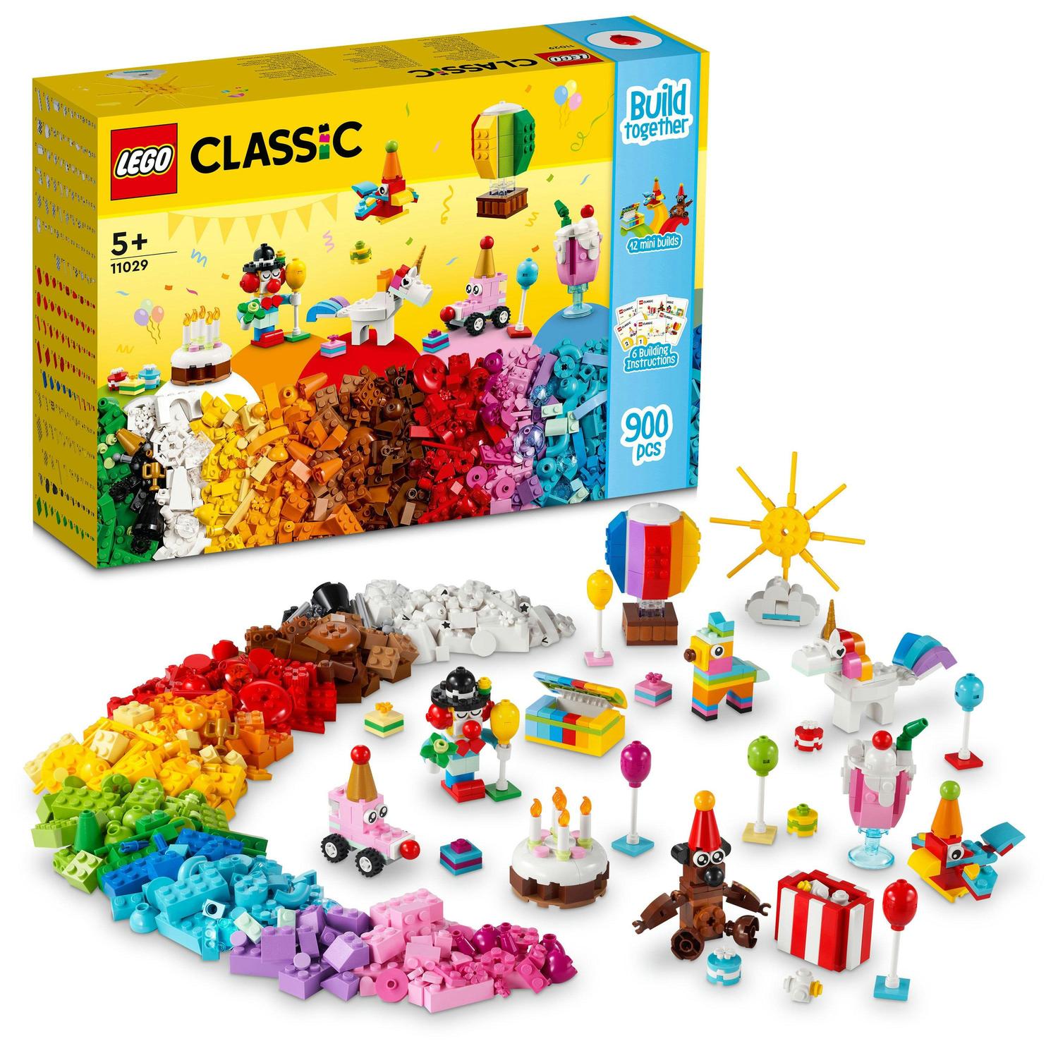 Lego Lego classic, cutie de petrecere creativa, numar piese 900, varsta 5+ 