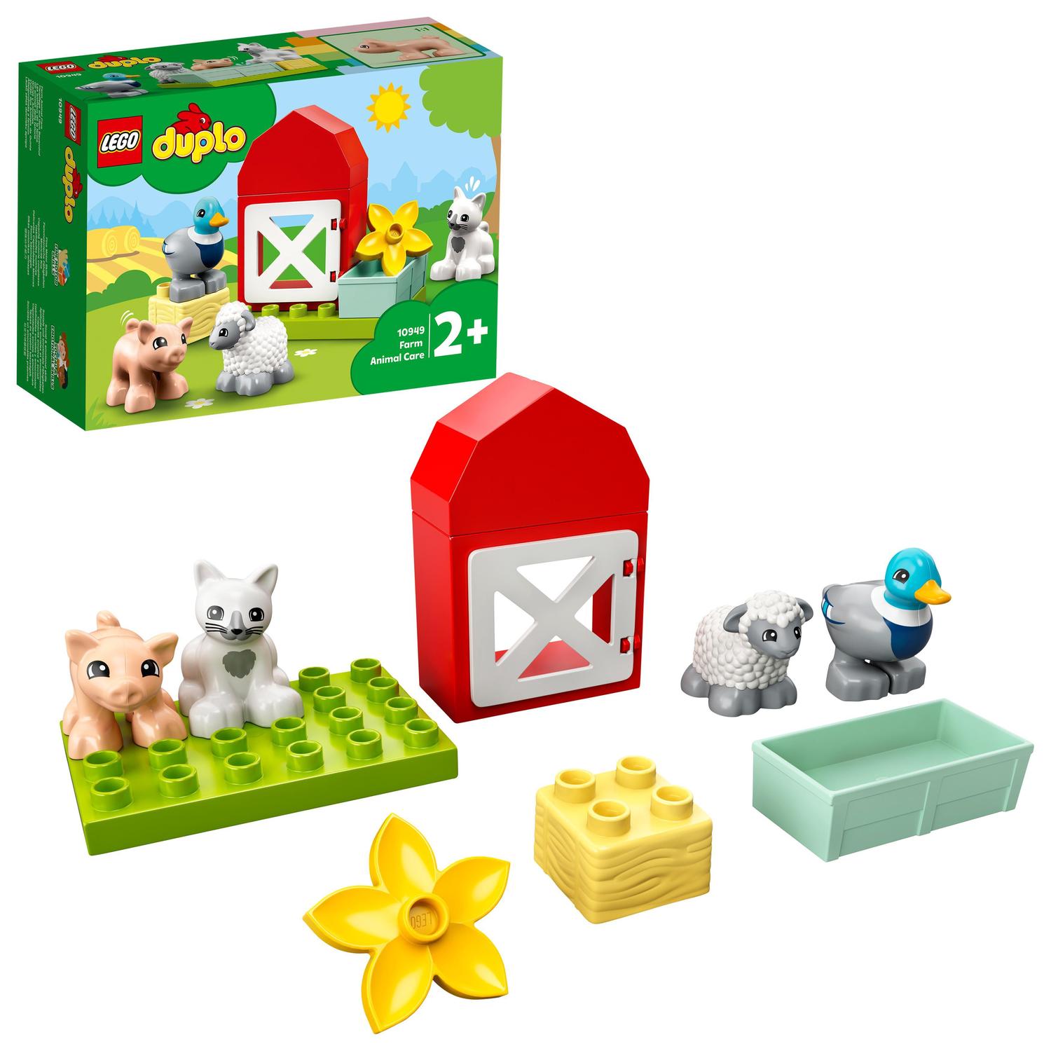 Lego Lego duplo, animalele de la ferma, numar piese 11, varsta 2+ 