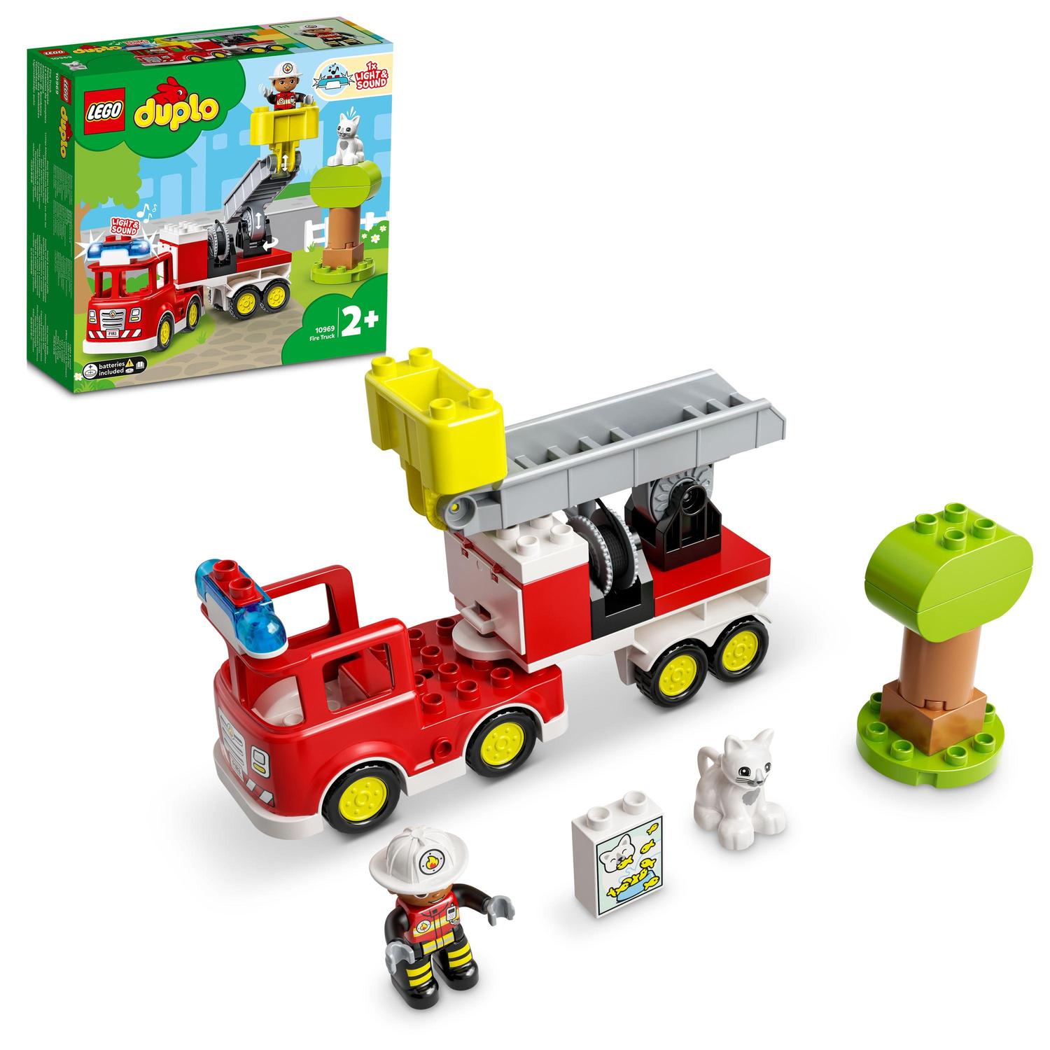 Lego Lego duplo, camion de pompieri, numar piese 21, varsta 2+ 
