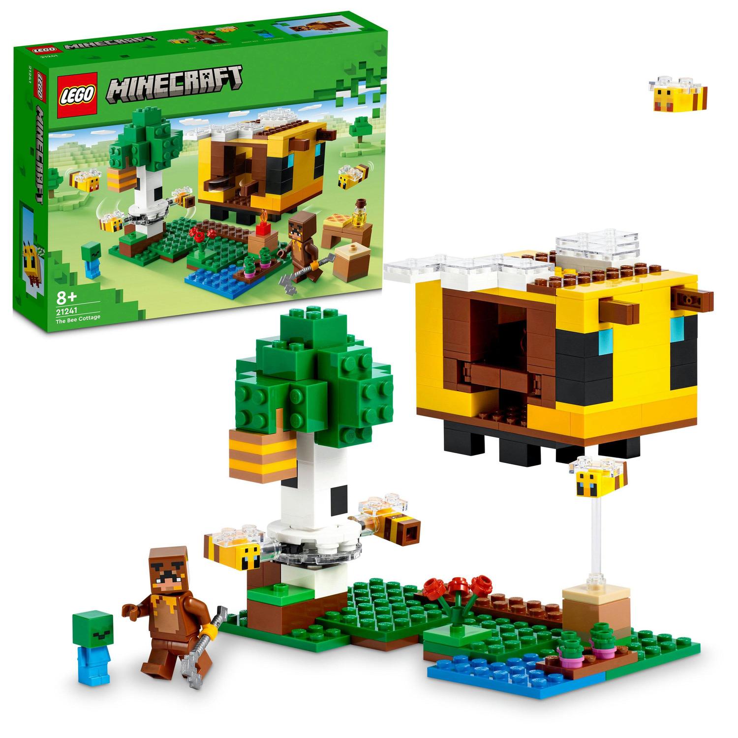 Lego Lego minecraft, casuta albinelor, numar piese 254, varsta 8+ 