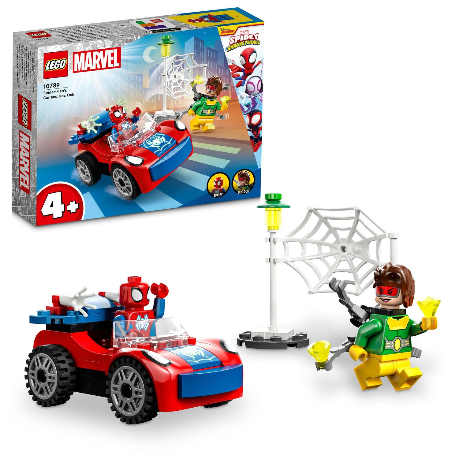 Lego Lego spidey, masina omului paianjen si doc ock, numar piese 48, varsta 4+ 