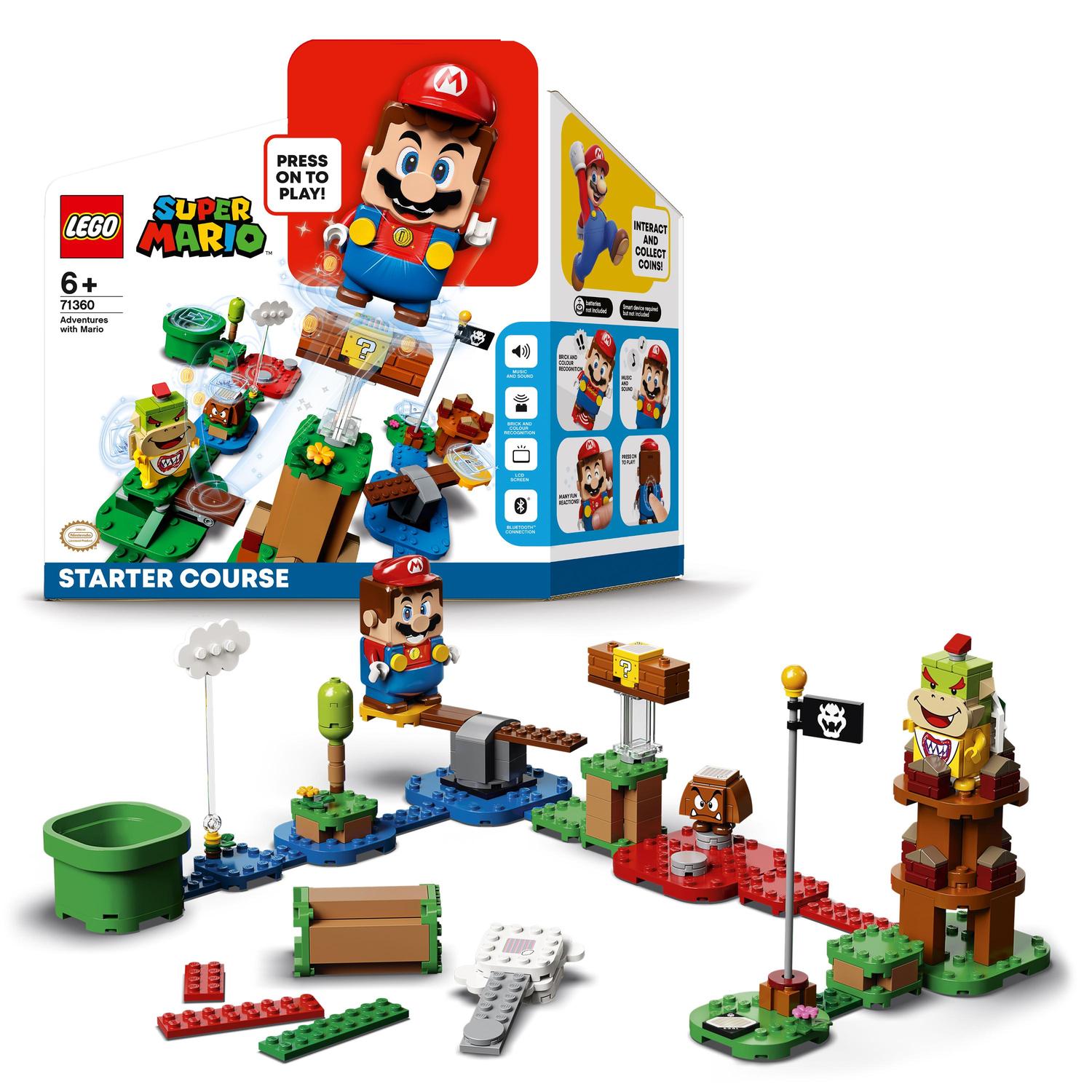 Lego Lego super mario, aventurile lui mario, set de baza, numar piese 231, varsta 6+ 