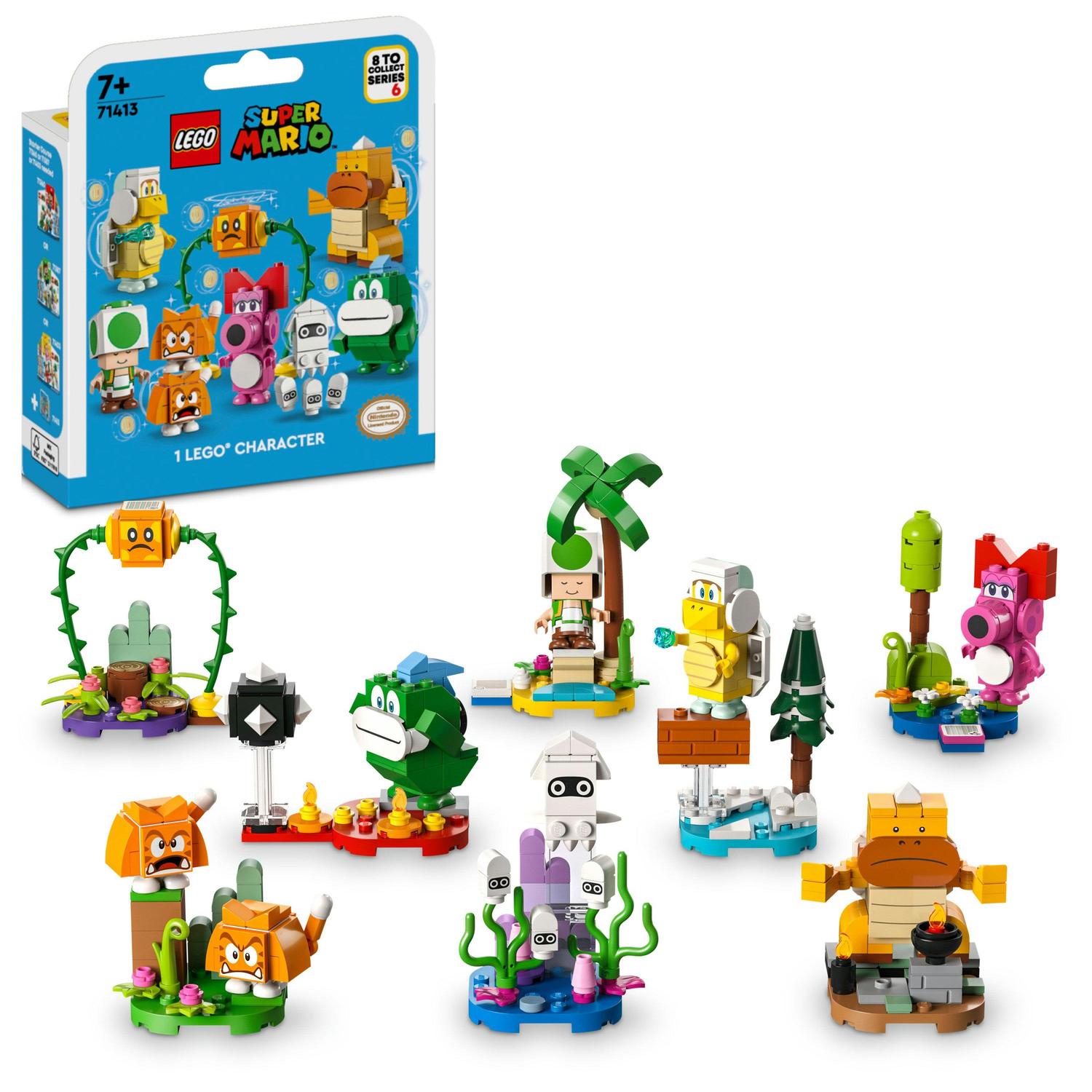 Lego Lego super mario, pachete cu personaje seria 6, numar piese 52, varsta 7+ 