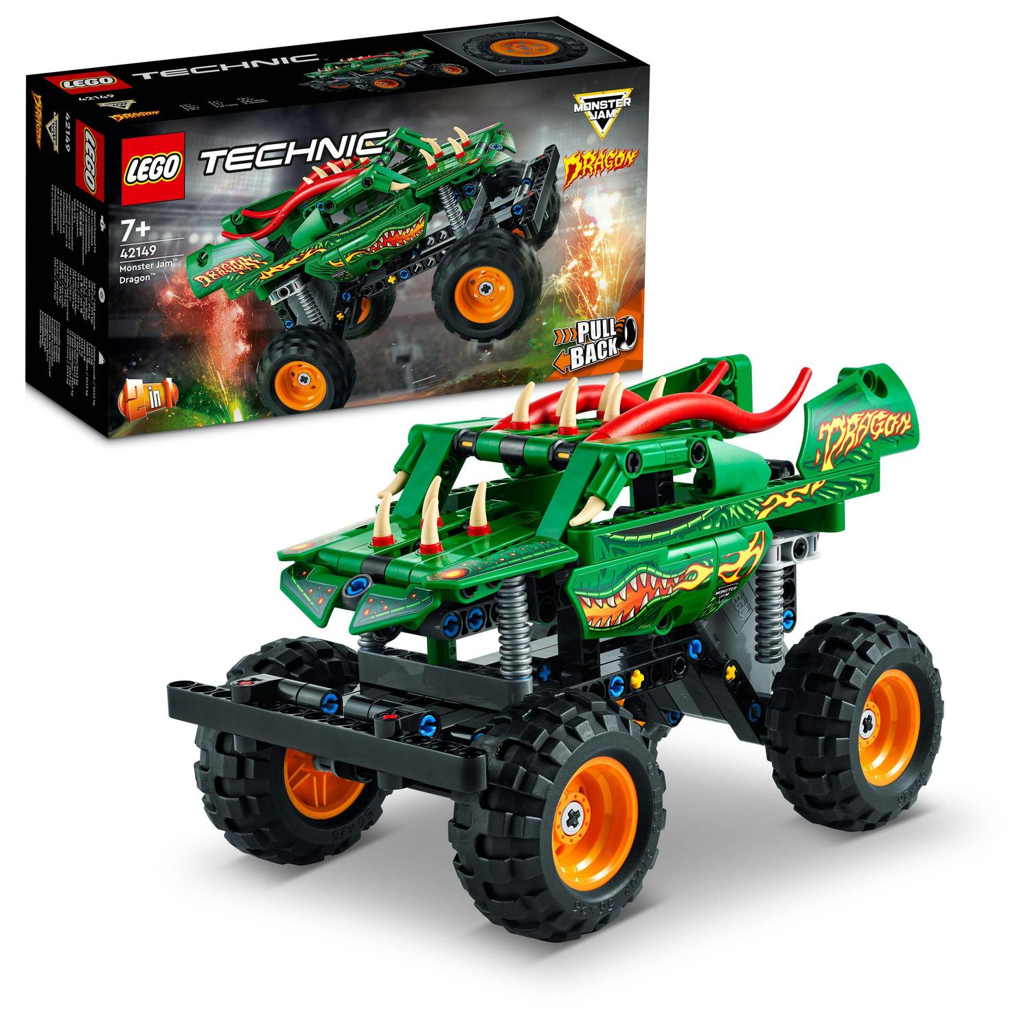 Lego Lego technic, monster jam dragon, numar piese 217, varsta 7+ 