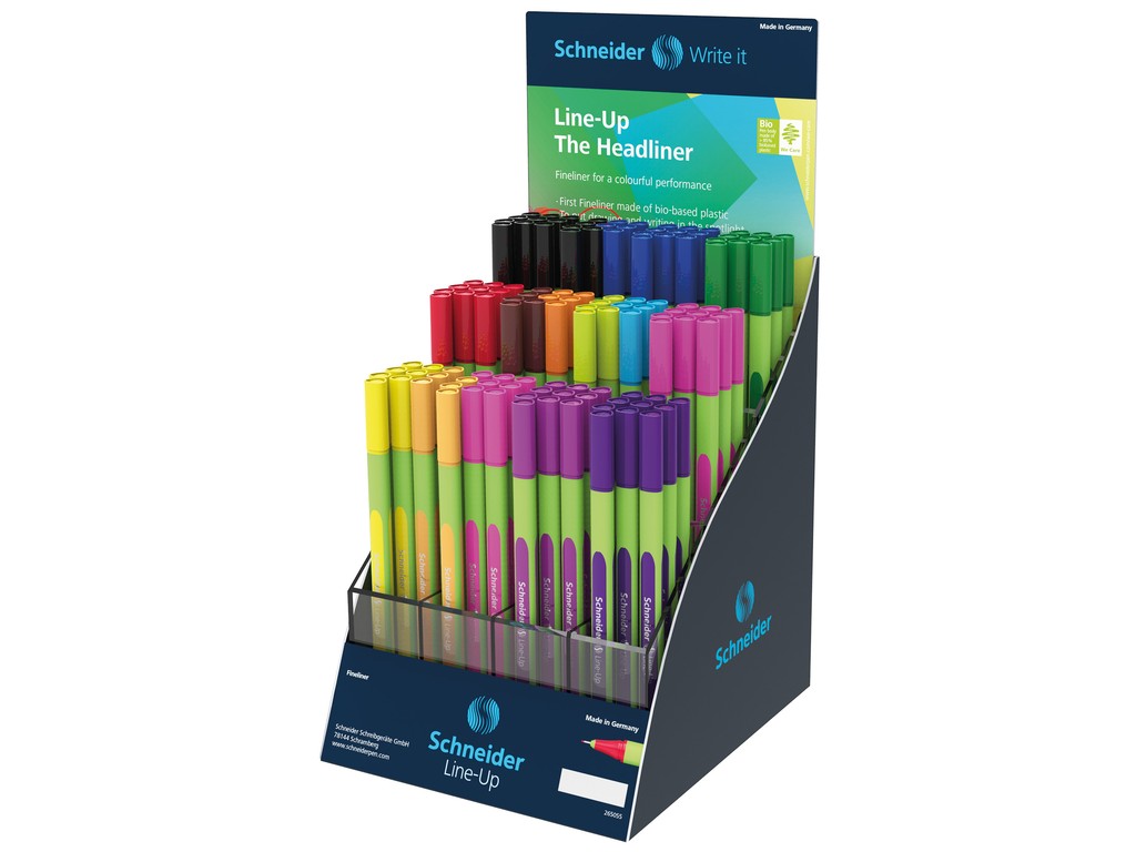 ecg display Schneider Liner 0.4 mm line-up schneider 120 buc/display