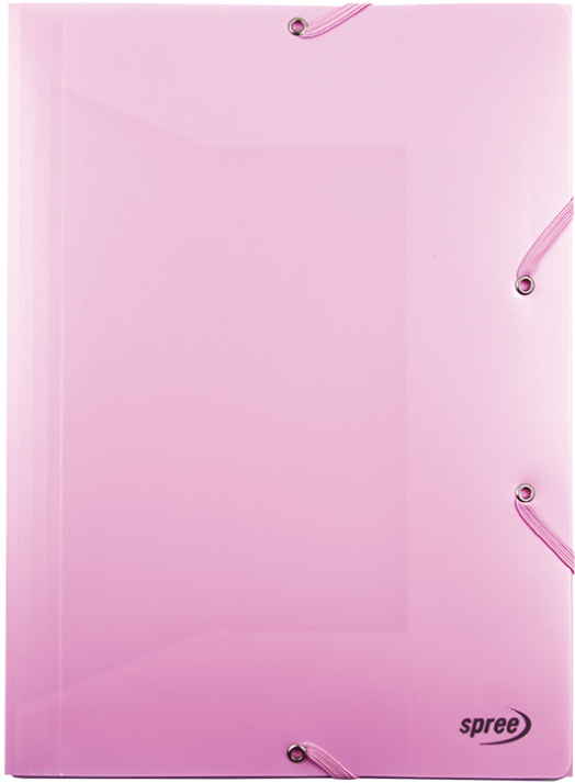 Spree Spree Mapa din plastic elastic a4 spree roz pastel 12/cutie