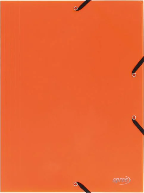 Spree Spree Mapa din plastic elastic spree a4 pp400 microni orange 12/cutie