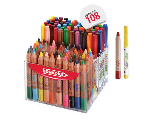 baby nest Fibracolor Multibox baby 108 piese fibracolor