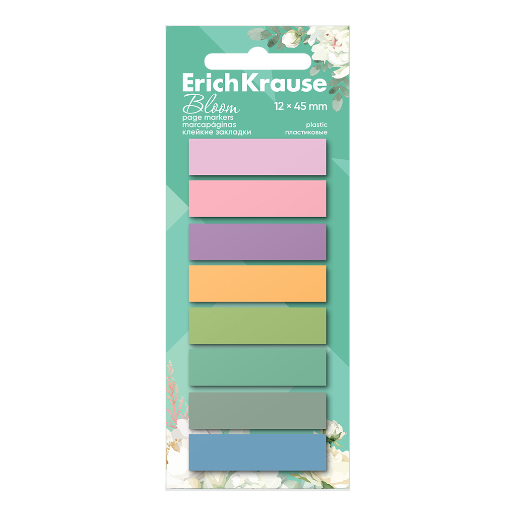 ErichKrause ErichKrause Notes adeziv 12x45 , 160 foi 8 culori pastel bloom erichkrause